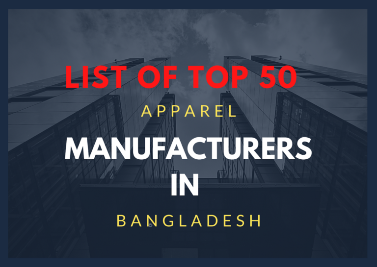 Top 50 Apparel Manufacturers in Bangladesh